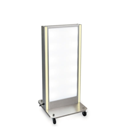 LED電飾スタンド看板 内照式 W500×H1115mm 店舗用看板 シルバー ブラック FBR-1115M