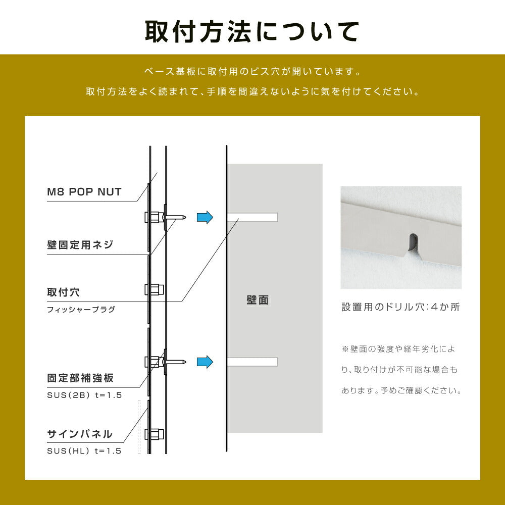 フロア案内板 テナントサイン W500×H620mm｜名入れ無料・校正対応｜オフィス・ビル用案内プレート fra-11