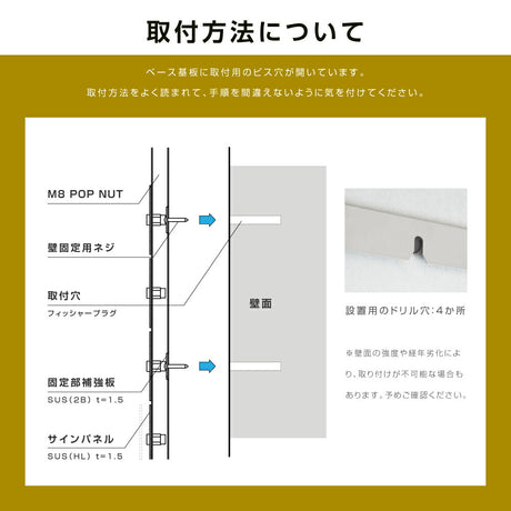 フロア案内板 テナントサイン W500×H620mm｜名入れ無料・校正対応｜オフィス・ビル用案内プレート fra-11