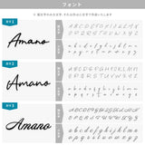 表札 おしゃれ 筆記体 黒アクリル 手書き風 アイアン風 門柱対応 玄関 gs-nmpl-1015b