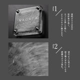 日本製 江戸硝子 ガラス 表札 約W148mm×H148mm 表札 戸建 懐かしい風合い 手作り表札 世界に一つだけのガラス表札 オーダーメイド 番地 住所 二世帯 門柱 機能門柱 おしゃれ ネーム プレート フリーサイズ ローマ字 漢字 gs-nmpl-1098