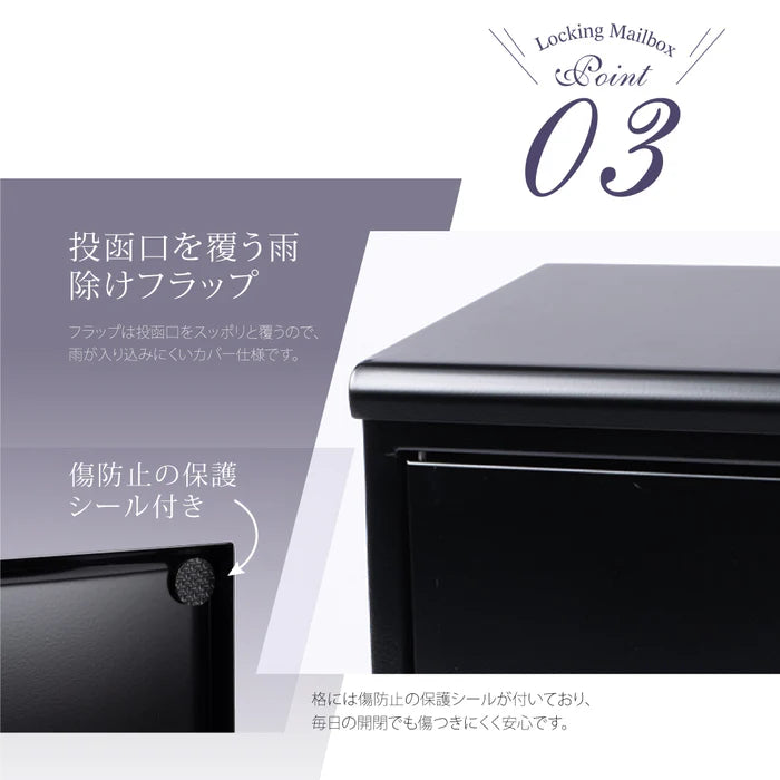 日本製郵便ポスト 壁掛け おしゃれ 郵便受け 大型 メールボックス 日本製 玄関ポスト ダイヤル錠 屋外ポスト レッド POST gs-pl-mailbox02