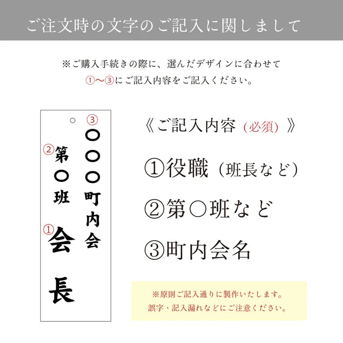 町内会・自治会プレート 役員・当番札 表示プレート サインプレート 名札 ドアプレート gspl-14