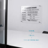 建設業許可票 看板 W450×H350×t3mm 内容印刷込み 文字入れ無料 法定看板 事務所用 gspl-3rb