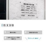 建設業許可票 看板 W450×H350×t3mm 内容印刷込み 文字入れ無料 法定看板 事務所用 gspl-3rb