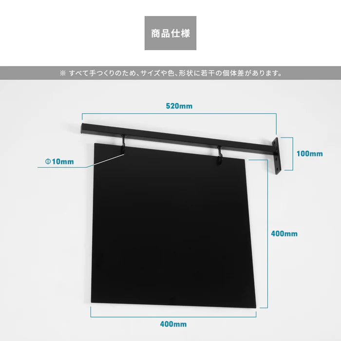 【文字加工無料】【データ入稿無料】アイアンサイン サインプレート 壁付け 屋外対応 エクステリア 店舗用看板 ガーデニング gspl-aiand4040