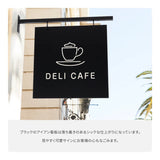 突き出し看板 壁面看板 おしゃれ デザイン 看板作成 オリジナル看板 フルカラー印刷 店舗看板 入口看板 データ持ち込み デザイン製作 SLVAIAN-08