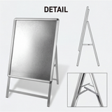 A型スタンド看板 激安コスパタイプ A1 片面 シルバーブラック木目3色 jc-a1-s