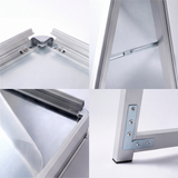 A型スタンド看板 激安コスパタイプ B2 両面  シルバー/ブラック/木目3色JC-B2-D