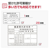 建設業の許可票 ステンレス看板 本物ステンレス製 法令標識看板 字入れ無料 不動産・建設業者向け 許可票プレート 短納期対応 kin01