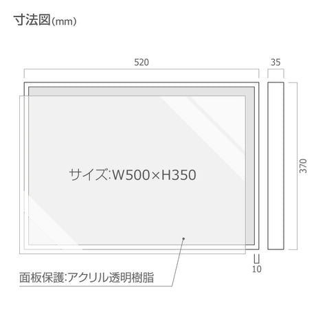 宅地建物取引業者票 W520×H370mm 法定看板 宅建業者票 不動産事務所用 サインプレート l0736-tr