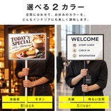 光るプラカード看板 LED手持ち看板 充電式 A3 A4 片面 4000lux 高輝度 コードレス パネル看板 案内 イベント 集客 飲食店 展示会 強化ガラス led-hs-a