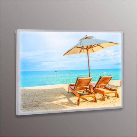 LEDポスターパネル 屋内用 A2 薄型 スライド式 シルバー/ブラック W435×H660mm ポスターフレーム LEDパネル led-pu-a2