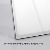 LEDポスターパネル 屋内用 A2 薄型 スライド式 シルバー/ブラック W435×H660mm ポスターフレーム LEDパネル led-pu-a2