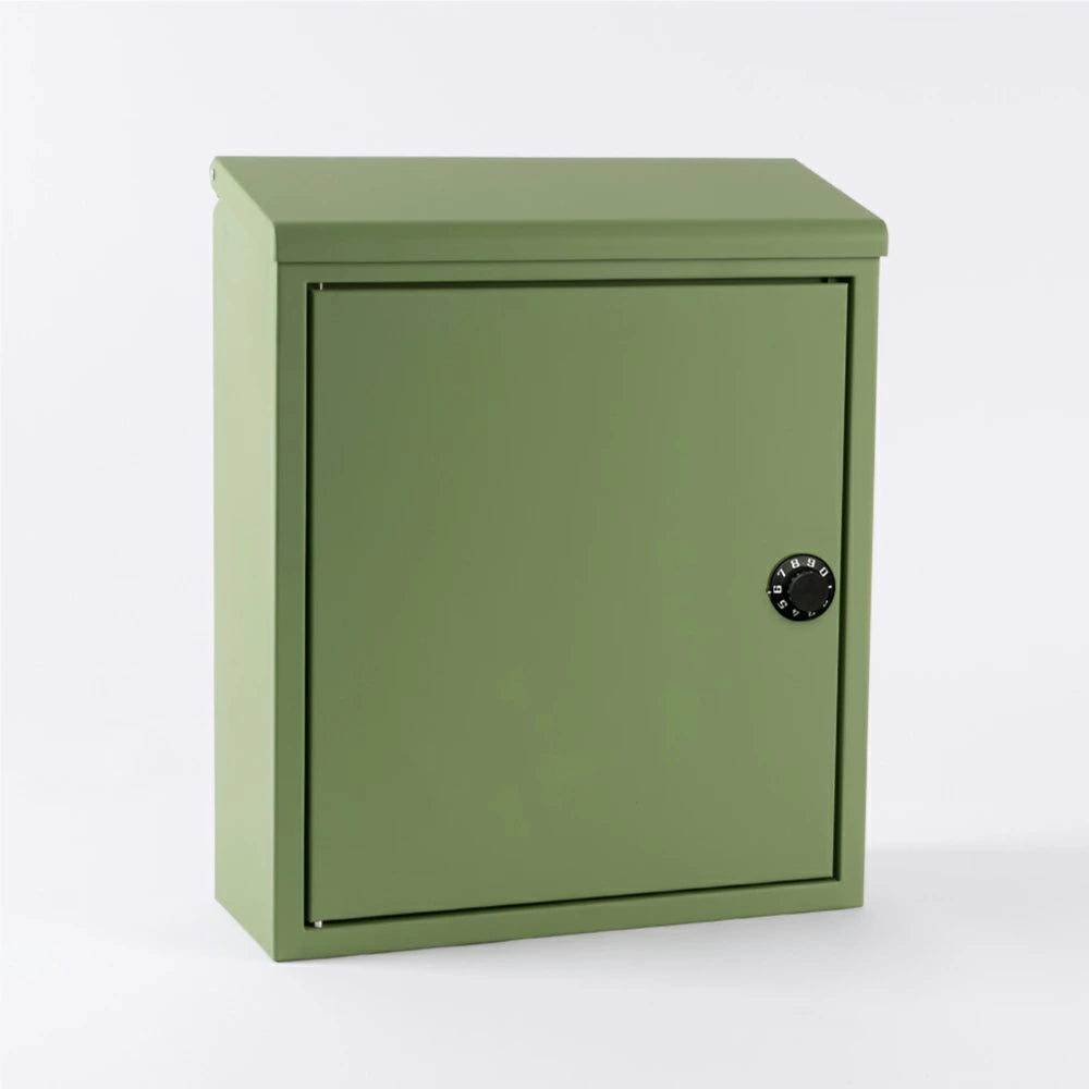 日本製郵便ポスト 壁掛け おしゃれ 郵便受け 大型 メールボックス 日本製 玄関ポスト ダイヤル錠 屋外ポスト レッド POST gs-pl-mailbox02