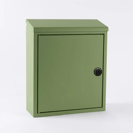 日本製郵便ポスト 壁掛け おしゃれ 郵便受け 大型 メールボックス 日本製 玄関ポスト ダイヤル錠 屋外ポスト レッド POST gs-pl-mailbox02