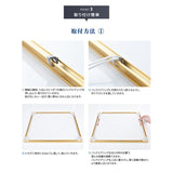 建設業の許可票 看板 約W52cm×H37cm 紺色看板+金文字/銀文字 【内容印刷込み】gs-pl-navy-rb