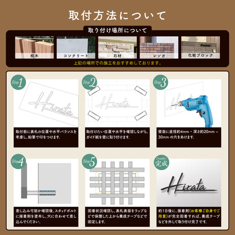 表札 ステンレス 英数字 店舗看板 DIY 戸建て オーダーメイド 切り文字 ゴールド 門柱 玄関 かっこいい おしゃれ かわいい 小さいサイズ DIY ルームナンバー 番地 筆記体 手書き風 住所だけ sh-s0002