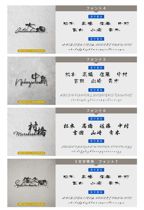 表札 ステンレス 戸建て 玄関 漢字+ローマ字 切り文字 ゴールド 門柱 玄関 かっこいい おしゃれ かわいい 小さいサイズ DIY ルームナンバー 番地 筆記体 手書き風 住所だけ sh-s0004