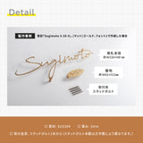 表札 ステンレス 英数字 店舗看板 DIY 戸建ておしゃれ 切り文字 ゴールド 門柱 玄関 かっこいい おしゃれ かわいい 小さいサイズ DIY ルームナンバー 番地 筆記体 手書き風 住所だけ sh-s0015