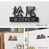 表札 ステンレス 切り文字 玄関用 店舗看板DIY 戸建 切り文字 おしゃれ マンション表札 貼るだけ 戸建て DIY ルームナンバー 番地 筆記体 手書き風 sh-s0028