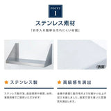 日本製 ステンレス製 キッチン平棚 W900×D300mm 吊り棚 壁掛け収納 調味料ラック つり棚 吊り平棚 キッチン収納 厨房ラック skk-001-9030