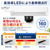 [2点セット]屋外防水仕様 ソーラーライト 看板 28CM  看板スポットライト  看板ライトアップ ソーラー充電 夜間自動点灯 SSL-284