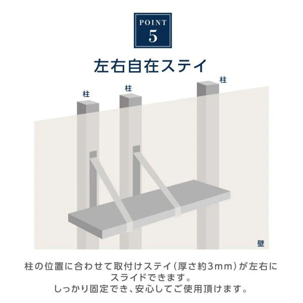 日本製 ステンレス平棚 W1200×D300mm 業務用 壁掛け棚 吊り棚 キッチン棚 ウォールシェルフ 厨房収納 skk-003-12030