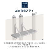 日本製 ステンレス平棚 W1200×D300mm 業務用 壁掛け棚 吊り棚 キッチン棚 ウォールシェルフ 厨房収納 skk-003-12030