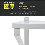 日本製 ステンレス製 業務用 キッチン平棚 W1800×D300mm 上下取付OK 吊り棚 吊り平棚 壁面収納 壁棚 壁掛け 厨房棚 skk-003-18030
