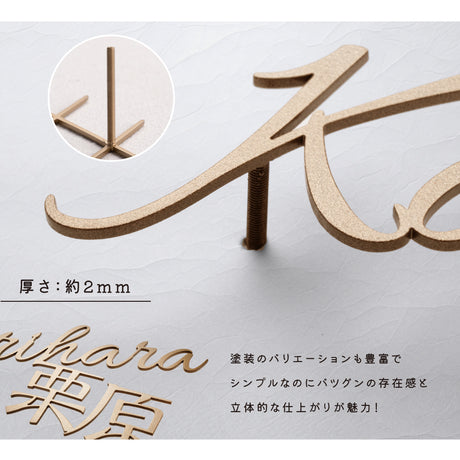 日本製 表札 ステンレス おしゃれ 戸建て アイアン【漢字と英字アルファベットの２つを併記】戸建て 英字 漢字 ホームサイン リフォーム 戸建 一軒家 表札 漢字 ローマ字 sus-06