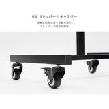 メニュースタンド A3横 片面 店舗用 スタンド看板 飲食店 案内看板 W500×H1180mm TKS-KMD01