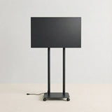 43インチ デジタルサイネージ キャスター付き 2本ポールスタンド 縦横対応 フルHD 室内用 高さ1698mm TSTV-CHD43