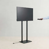 43インチ デジタルサイネージ 2本ポールスタンド付 縦横対応 フルHD 室内用 高さ1698mm TSTV-HD43