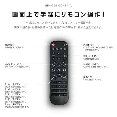 55インチ デジタルサイネージ 2500cd高輝度 電子看板 店舗用サイネージディスプレイ TV-G55-ID