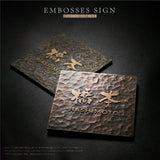 アルミ表札 凸型浮き出し文字 戸建て・マンション対応 おしゃれ北欧デザイン 屋外対応 ネームプレート2サイズ tz-01