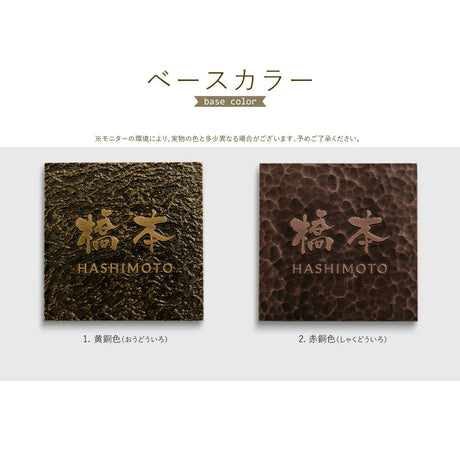 アルミ表札 凸型浮き出し文字 戸建て・マンション対応 おしゃれ北欧デザイン 屋外対応 ネームプレート2サイズ tz-01