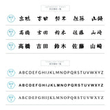 アルミ表札 凸型浮き出し文字 戸建て・マンション対応 おしゃれ北欧デザイン 屋外対応 ネームプレート2サイズ tz-01