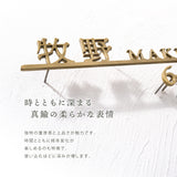新発売 真鍮 表札 極厚 5mm 漢字+英字の組み合わせ 表札 真鍮 オーダーメイド 切り文字 ゴールド 立体 二世帯 2世帯 番地 入り 浮き文字 切文字 ローマ字おしゃれ かっこいい真鍮表札 sh-sc002