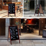 A型ブラックボード 両面 マーカー用 磁石対応 磁石付 黒板 店舗用 メニュー看板 スタンド wbdm-85-mg